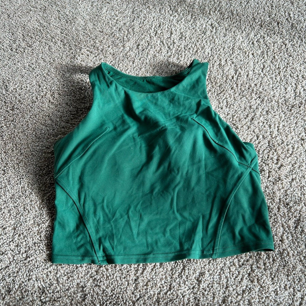 Green Haulter Lululemon Women's Workout Top